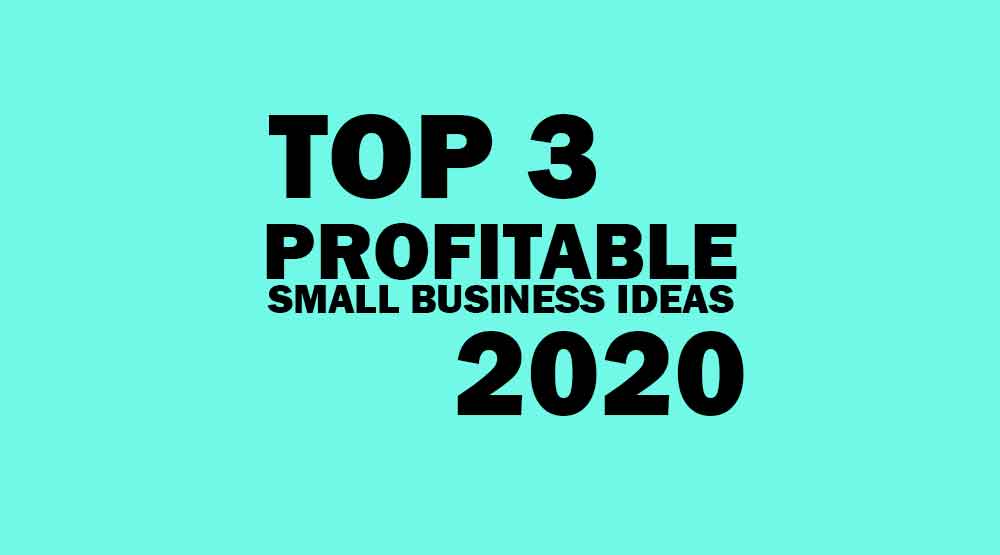 Top 3 Profitable Small Business Ideas to Your Own Business in 2020