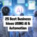 Best Business Ideas Using AI and Automation