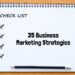 35 Business Marketing Strategies Checklist